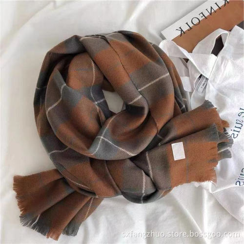 ladies scarf 64*204 printed winter scarf for women